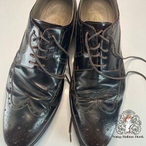 Clarks Men’s 12 M Cushioned Brown Leather Dress Shoe PRELOVED